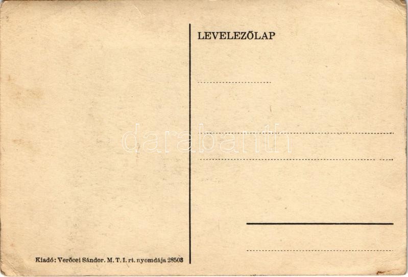 Irredenta művészlap. Verőcei Sándor kiadása / Hungarian irredenta propaganda s: Verőcei S. (EB) - Image 2