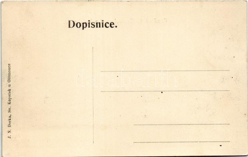 Velehrad, Pozdrav ze Staroslavného Velehradu. Art Nouveau, floral, J.N. Derka - Image 2