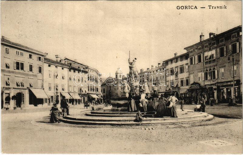 Gorizia, Görz, Gorica; Travnik / square, shop of Domenico Culot