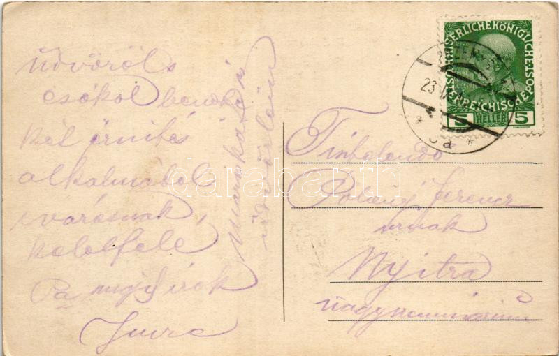 1915 Przemysl, Rynek / Ringplatz / market square, shops of F. Perlik and S. Lien (EK) - Image 2