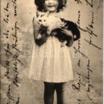 1902 Kislány macskával / girl with cat. K.S.P.M. Nr. 304. (EK)