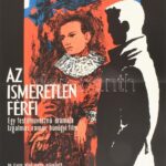 cca 1960 3 db filmplakát: 5 perc a paradicsomban, Szerencsés Tóni, Az ismeretlen férfi. Hajtva, 57x39 cm - Image 3