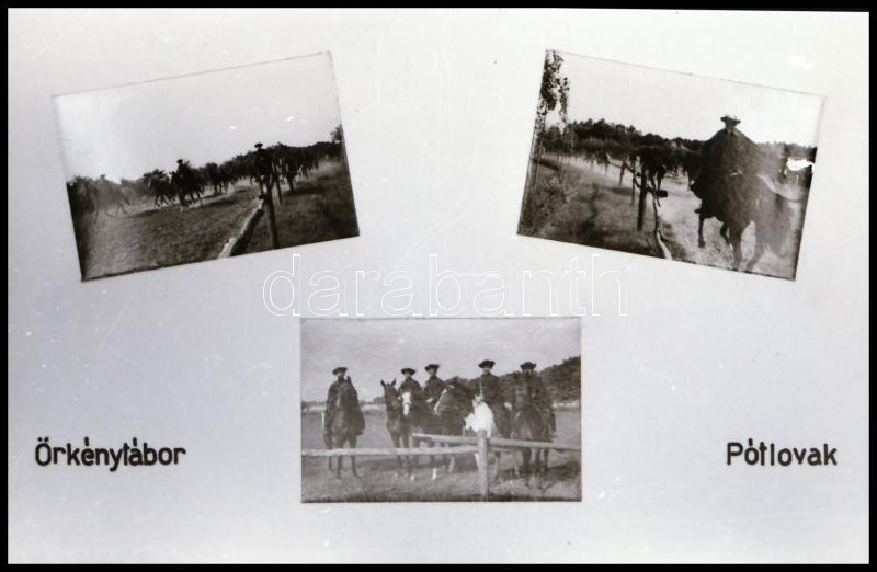 Örkénytábor - katonai tábor, fotóalbum repró negatívja, 11 kisfilm kocka tekercsben - Image 4