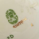 Zsolnay porcelán pillangómintás váza, kézzel festett, jelzett, hibátlan, m: 18 cm - Image 3