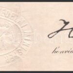 1916 Bronz katonai érdemérem adományozó oklevél Hazai Samu hadügyminiszter sokszorosított aláírásával - Image 2