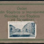 cca 1925 Fogaras és környéke képes leporello füzet 40 képpel