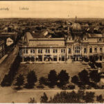 Hódmezővásárhely, látkép, Fő tér, Takarékpénztár. Posztós Pál kiadása