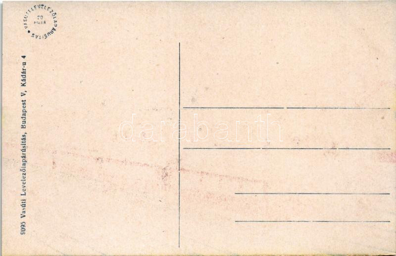Celldömölk, pályaudvar, vasútállomás, vonat. Vasúti levelezőlapárusítás 9095. - Image 2