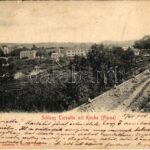 1906 Fiume, Rijeka; Schloss Tersatto mit Kirche / castle, church (EM)