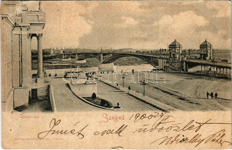 1900 Szeged, Közúti híd (szakadás / tear)