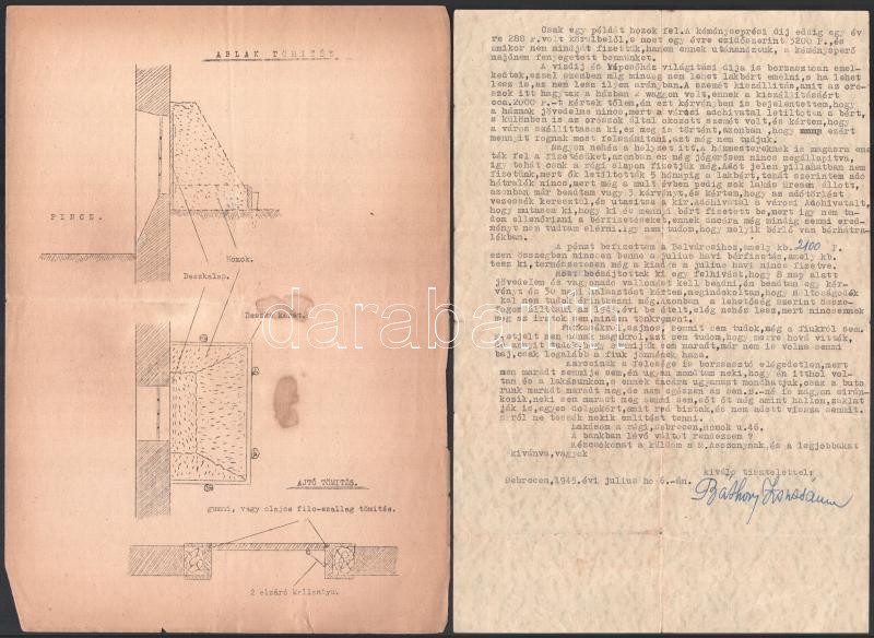 cca 1930-140 Légoltalommal, bombázással kapcsolatos 3 db irat - Image 3
