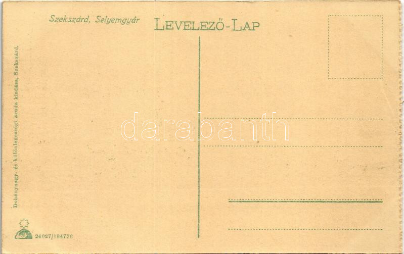 Szekszárd, Selyemgyár, M. kir. földművelésügyi minisztérium épülete - Image 2