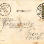 1905 Győr, pályaudvar, vasútállomás, vonatok. Berecz Viktor kiadása (fl) - Image 2