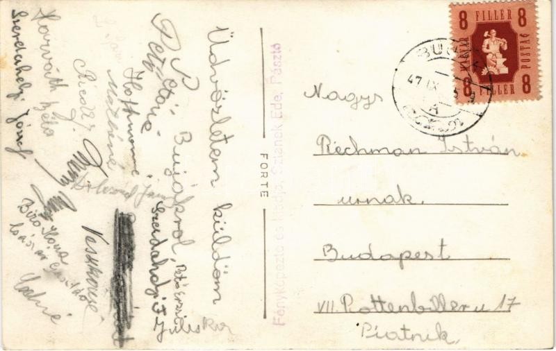1947 Buják, Weisz Manfréd üdülő. Fényképezte és kiadja Sztanek Ede (Pásztó) photo - Image 2