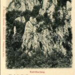 Herkulesfürdő, Baile Herculane; Rablóbarlang. R. Krizsány kiadása / cave (gyűrődés / crease)