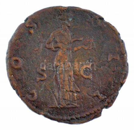 Római Birodalom / Róma / Hadrianus 126-127. As Br (8,65g) T:3 Roman Empire / Rome / Hadrian 126-127. As Br 'HADRIANVS AVG[VSTVS] / COS [I]II - S C' (8,65g) C:F RIC II 669