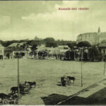 1914 Léva, Levice; Kossuth tér. Nyitrai és társa rt. kiadása / square