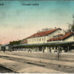 Székelykocsárd, Kocsárd, Lunca Muresului; vasútállomás. Adler fényirda 1912. / railway station (EK)
