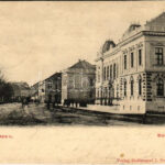 1901 Újvidék, Novi Sad; Duna utca, Törvényház / Donaugasse / street, court (EK)