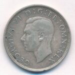 Nagy-Britannia 1939. 2Sh Ag 'VI. György' T:2,2- Great Britain 1939. 2 Shilling Ag 'George VI' C:XF,VF