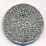 Nagy-Britannia 1939. 2Sh Ag 'VI. György' T:2,2- Great Britain 1939. 2 Shilling Ag 'George VI' C:XF,VF - Image 2