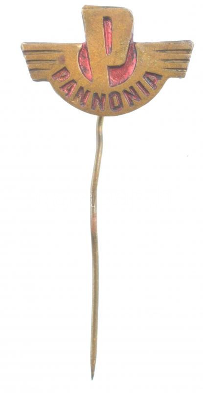 ~1950. 'Pannónia' részben zománcozott bronz motoros jelvény T:1-