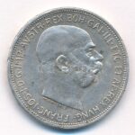 Ausztria 1913. 2K Ag 'Ferenc József' T:2 ph., fo., karc. Austria 1913. 2 Corona Ag 'Franz Joseph' C:XF edge error, spotted, scratch Krause KM#2821
