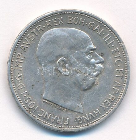Ausztria 1913. 2K Ag 'Ferenc József' T:2 ph., fo., karc. Austria 1913. 2 Corona Ag 'Franz Joseph' C:XF edge error, spotted, scratch Krause KM#2821