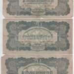 1944. 2P + 5P + 10P (3x) + 20P (3x) 'A Vöröshadsereg Parancsnoksága' T:III,III- - Image 3