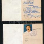 1951-1990 3 db fényképes játékvezetői-versenybírói igazolvány