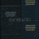 1951-1990 3 db fényképes játékvezetői-versenybírói igazolvány - Image 3