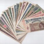 1936-1946. 22db-os bankjegytétel, mind klf, közte 1939. 5P + 1945. 50P + 1946. 1.000.000AP 'amelyeknek' T:II-III-