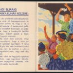 cca 1930-1940 Gönczi-Gebhardt Tibor (1902-1994): Az Indanthrenfestés, prospektus, 2 sztl. lev.