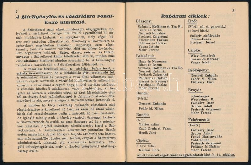 1928 Polgári Gazdasági Szövetkezet Tájékoztató és Cégnévjegyzéke, 1928. Karácsony, Bp., Hellas-ny., 32 p. - Image 2