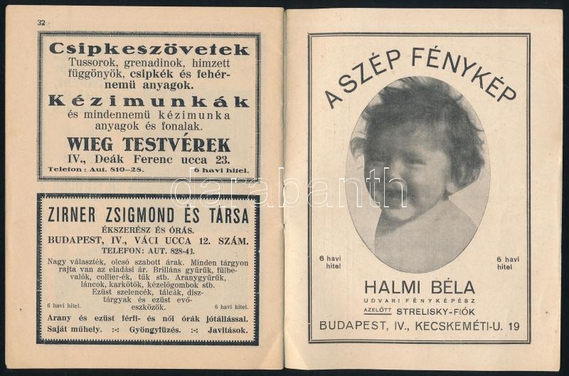 1928 Polgári Gazdasági Szövetkezet Tájékoztató és Cégnévjegyzéke, 1928. Karácsony, Bp., Hellas-ny., 32 p. - Image 4