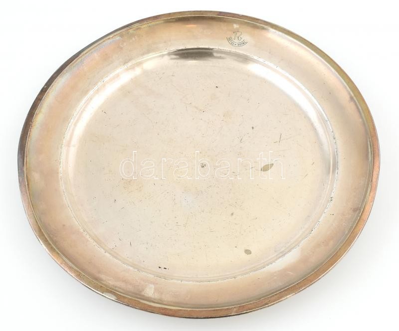 Royal szálló fedeles alpakka kínáló tál. d: 31 cm - Image 2