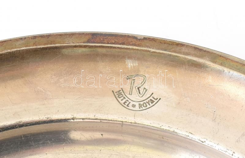 Royal szálló fedeles alpakka kínáló tál. d: 31 cm - Image 3