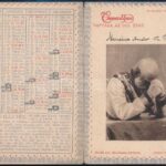 cca 1940 Bozó Gyula (1913-2004) grafikájával díszített, használatlan karácsonyi és újévi üdvözlőkártya, 6x12 cm - Image 2