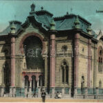 Ungvár, Uzshorod, Uzhorod; Izraelita templom, zsinagóga. Steinfeld Dezső kiadása / synagogue (EK)