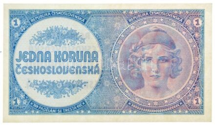 Csehszlovákia 1946. 1K T:I- / Czechoslovakia 1946. 1 Koruna C:AU Krause 58.a