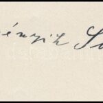 Reményik Sándor (1890-1941) költő autográf 'Vándor a tóhoz' c. versének kézirata, szakadással - Image 2