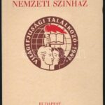 1949 Nemzeti Színház - Világifjúsági Találkozó ismertető füzet több nyelven, 32p