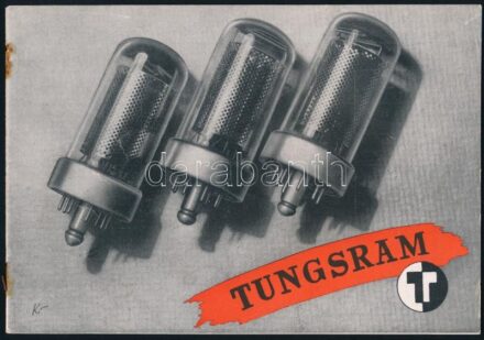 cca 1930 Tungsram katalógus, 27p