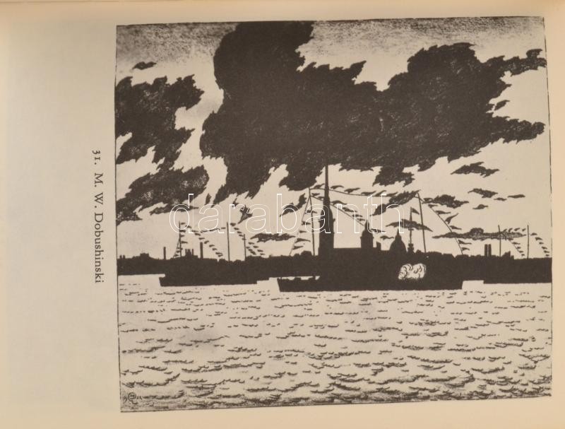 Russische Graphik des 20. Jahrhunderts 100 Tafeln. Leipzig, 1967. Insel Verlag. Kiadói egészvászon kötésben - Image 3