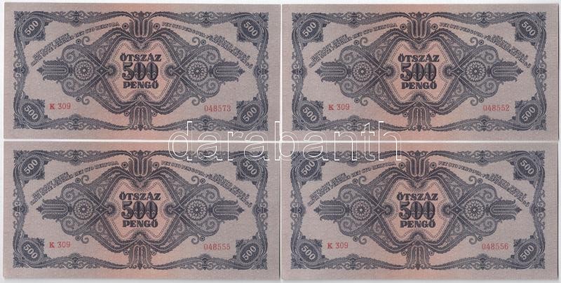 1945. 500P (9x) sorszámkövetők és közeli sorszámokkal T:I- Adamo P19 - Image 4