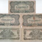 1944. 20P-100P 'A Vörös Hadsereg Parancsnoksága' (8x) T:III,III- fo.