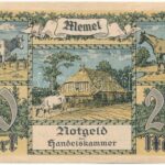 Memel-vidék 1922. 20M T:III Memel Territory 1922. 20 Mark C:F Krause P#6 - Image 2