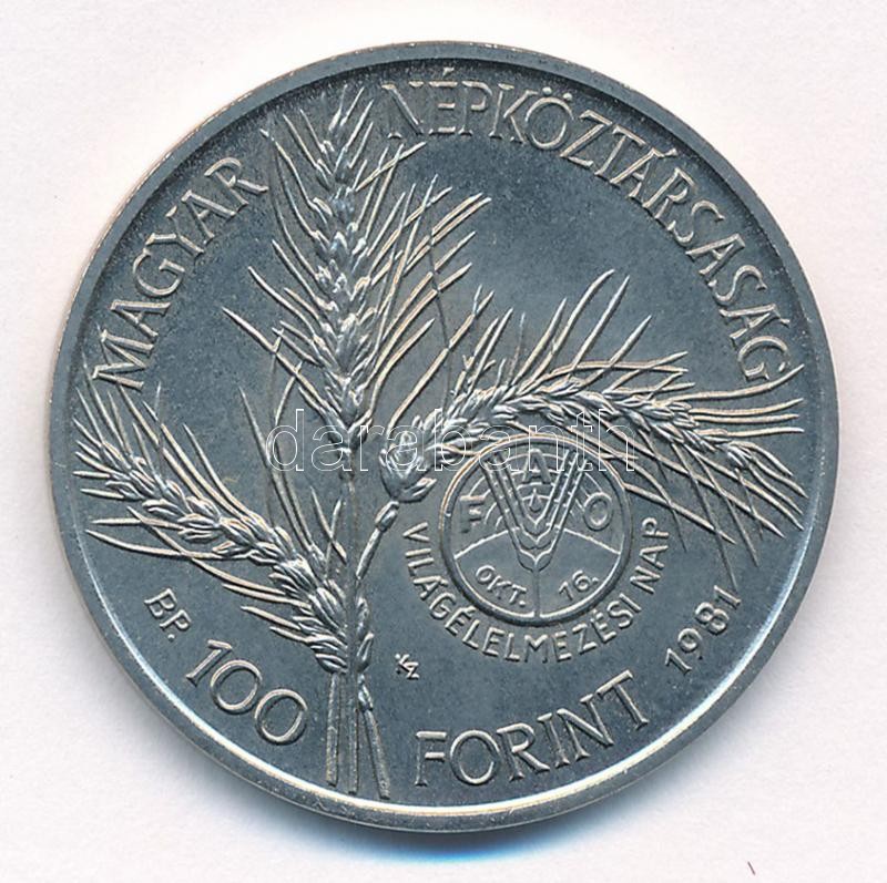 1981. 100Ft Ni 'FAO I. - Világélelmezési nap' T:BU Adamo EM66