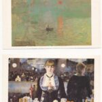 1992 Impressionists - Taschen postcardbook with 30 postcards / Impresszionisták - modern képeslapfüzet 30 képeslappal - Image 2