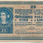 1918. 25K '1125' 2mm, hullámos hátlappal T:III,III- ragasztott Adamo K22B